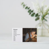 時計職人 – The watchman 1939 名刺 (スタンド正面)