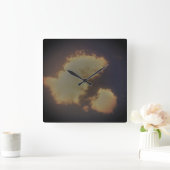 時計芸術およびデザイン スクエア壁時計 (ホーム)