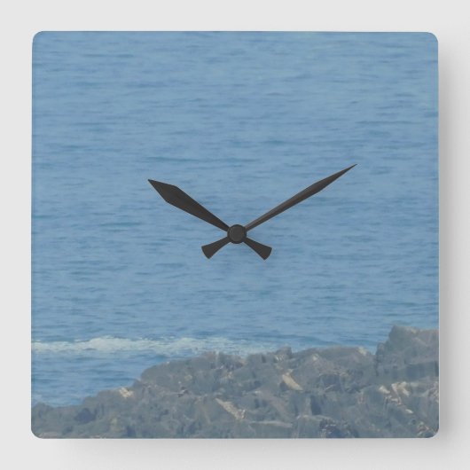 時計芸術およびデザイン スクエア壁時計 (正面)