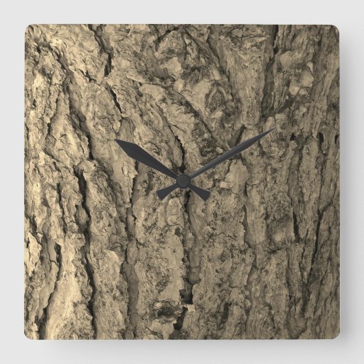 時計芸術およびデザイン スクエア壁時計 (正面)