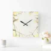 時計芸術およびデザイン スクエア壁時計 (ホーム)