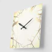 時計芸術およびデザイン スクエア壁時計 (傾斜)