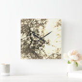 時計芸術およびデザイン スクエア壁時計 (ホーム)