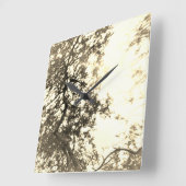 時計芸術およびデザイン スクエア壁時計 (傾斜)