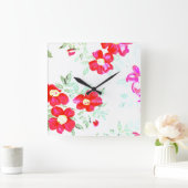 時計芸術およびデザイン スクエア壁時計 (ホーム)