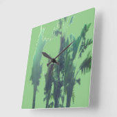 時計芸術およびデザイン スクエア壁時計 (傾斜)