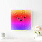 時計芸術およびデザイン スクエア壁時計 (ホーム)