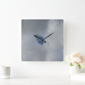 時計芸術およびデザイン スクエア壁時計 (ホーム)