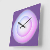 時計芸術およびデザイン スクエア壁時計 (傾斜)