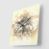 時計芸術およびデザイン スクエア壁時計 (傾斜)