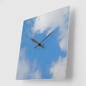 時計芸術およびデザイン スクエア壁時計 (傾斜)