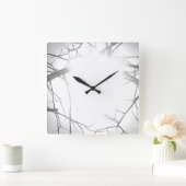 時計芸術およびデザイン スクエア壁時計 (ホーム)