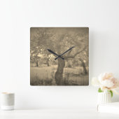 時計芸術およびデザイン スクエア壁時計 (ホーム)