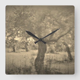 時計芸術およびデザイン スクエア壁時計