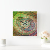 時計芸術およびデザイン スクエア壁時計 (ホーム)