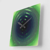 時計芸術およびデザイン スクエア壁時計 (傾斜)