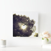 時計芸術およびデザイン スクエア壁時計 (ホーム)