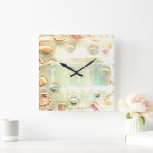 時計芸術およびデザイン スクエア壁時計 (ホーム)