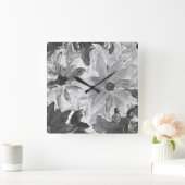 時計芸術およびデザイン スクエア壁時計 (ホーム)