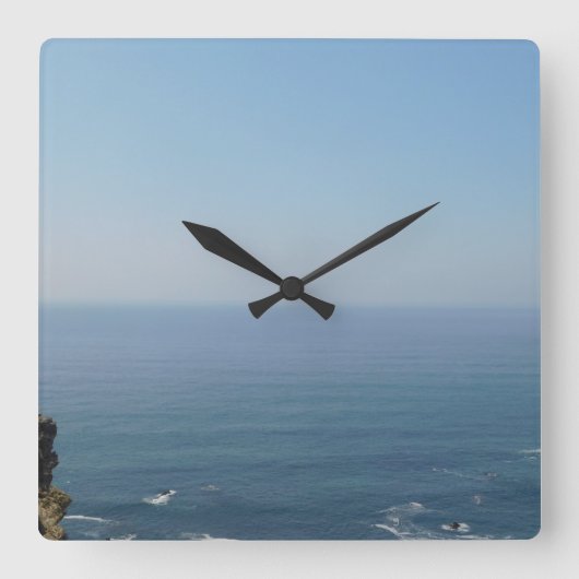 時計芸術およびデザイン スクエア壁時計 (正面)