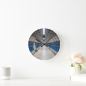 時計芸術的のような遠近法の宇宙船 ラウンド壁時計 (ホーム)