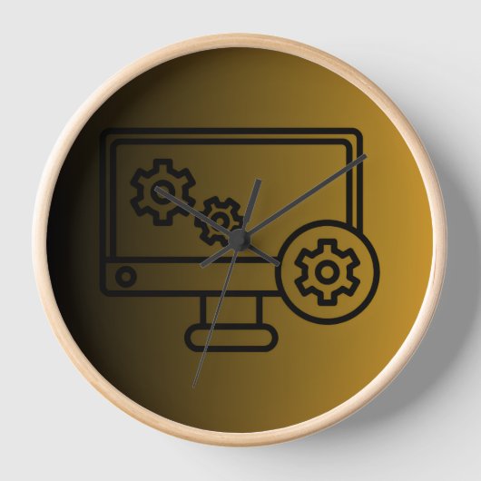 時計開発者 壁時計 (正面)