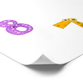 時計顔デザインポスター ポスター (角)