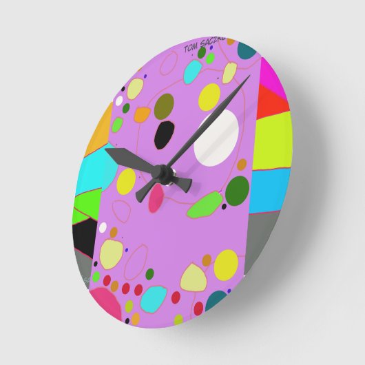 時計1 ラウンド壁時計 (傾斜)