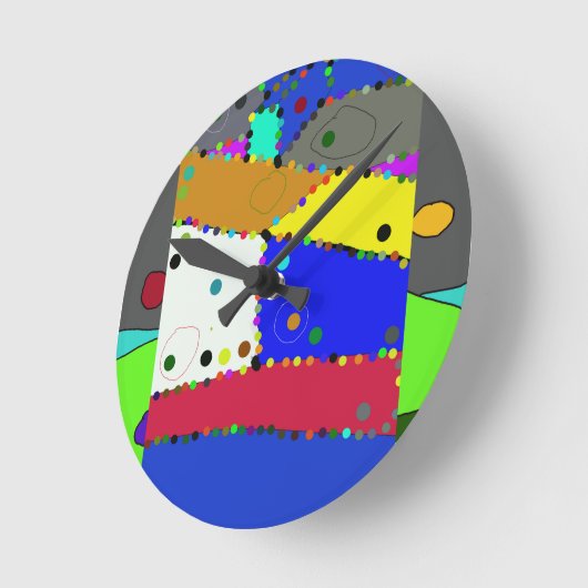 時計2 ラウンド壁時計 (傾斜)