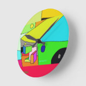 時計3 ラウンド壁時計 (傾斜)