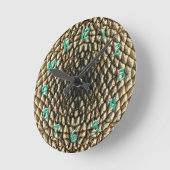 時計 – ひまわりのシードパターン (傾斜)