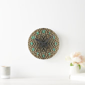 時計 – ひまわりのシードパターン (ホーム)