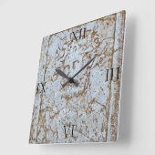 時計:アンティークバッカスポートレート – 番号 スクエア壁時計 (傾斜)