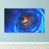 時計 キャンバスプリント (インサイチュ (ウッドフロア))