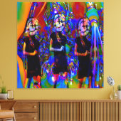 時計 キャンバスプリント (インサイチュ (リビング))