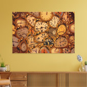 時計 キャンバスプリント (インサイチュ (リビング))