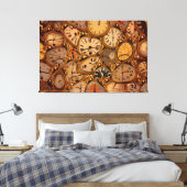 時計 キャンバスプリント (インサイチュ (寝室))