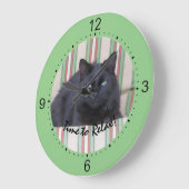 時計 – クッションの黒猫TEST3 (傾斜)