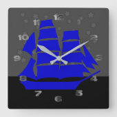 時計 – クリッパー船 (正面)