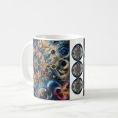 時計 コーヒーマグカップ (正面左)