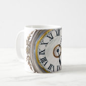 時計 コーヒーマグカップ (正面左)
