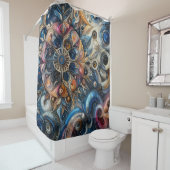 時計 シャワーカーテン (インサイチュ)