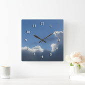 時計 – シルバーライニング付き雲 (ホーム)