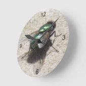 時計-タイム·フライ ラウンド壁時計 (傾斜)