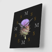 時計 – ティスルとイニシャル (傾斜)