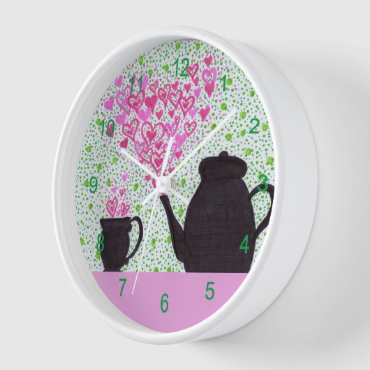 時計 – ティータイム (傾斜)
