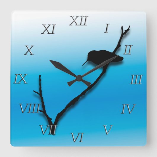 時計 – ハミングバードオンブランチ (正面)