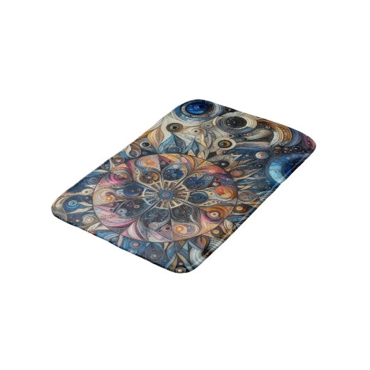 時計 バスマット (アングル)