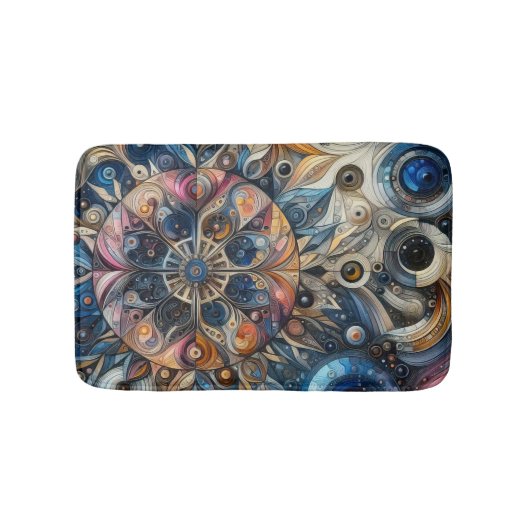 時計 バスマット (正面)