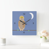 時計 – フクロウと月 (ホーム)